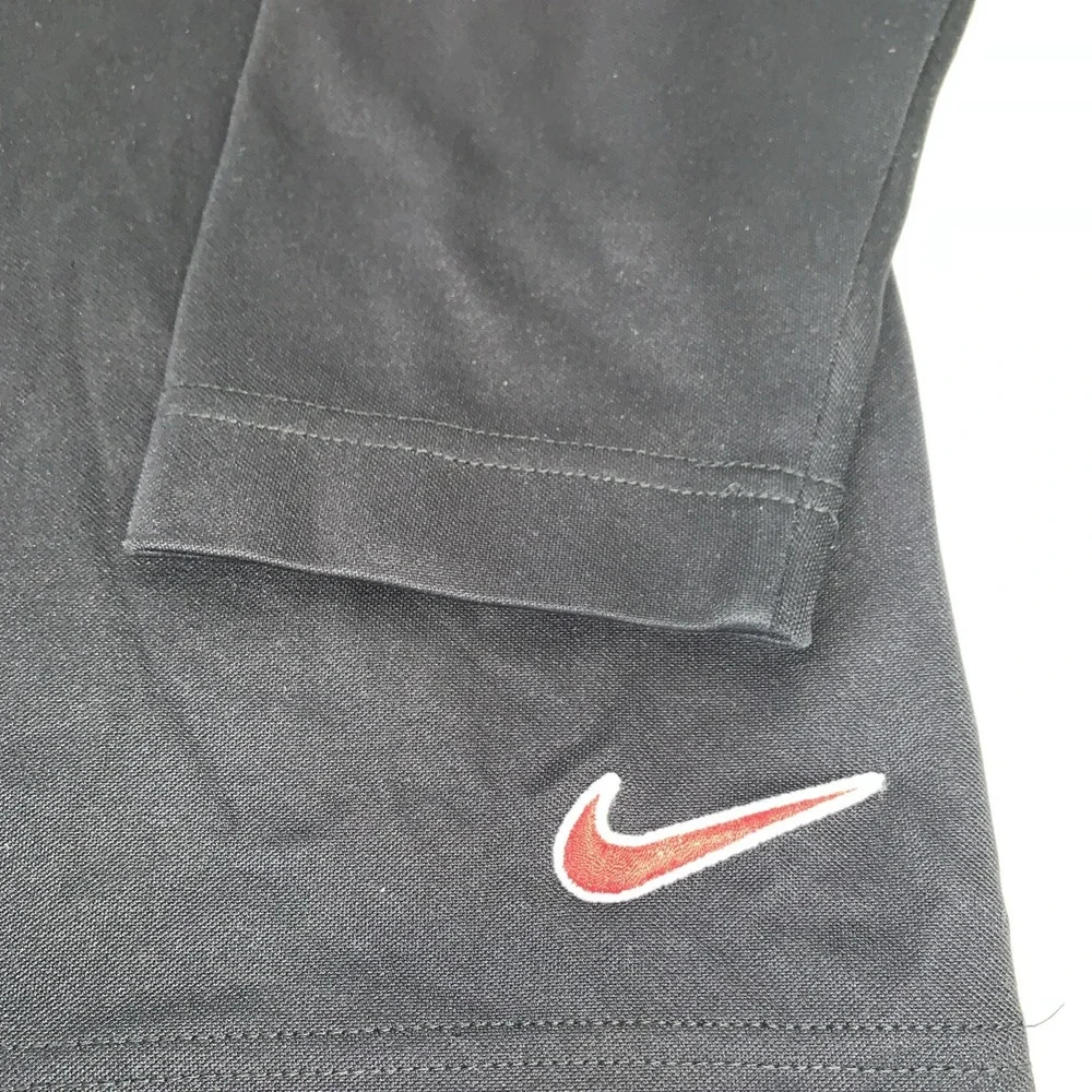 Vtg 90s Nike Air Jordan Flight Shooting Shirt‎ XL/XXL Black Red Warm Up Jersey